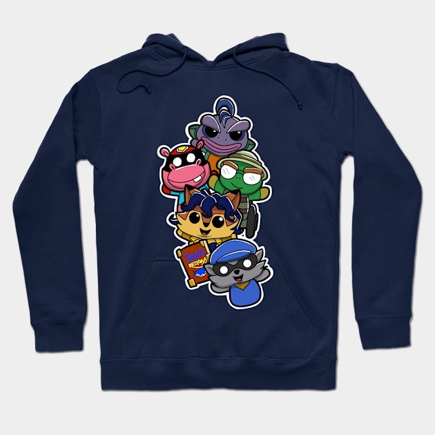 Sly Cooper cute Hoodie by sullyink